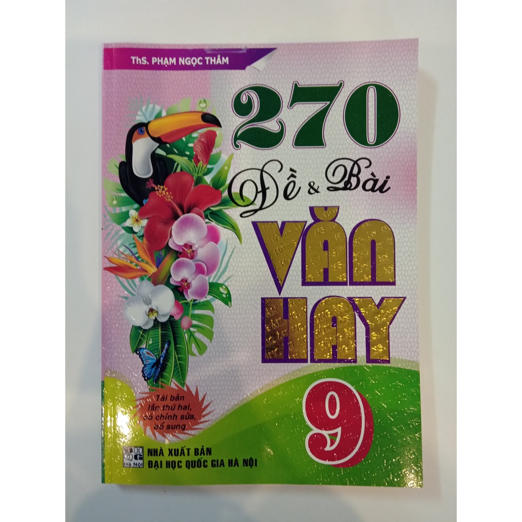 Sách - 270 Đề và Bài văn hay 9 (Mới nhất).