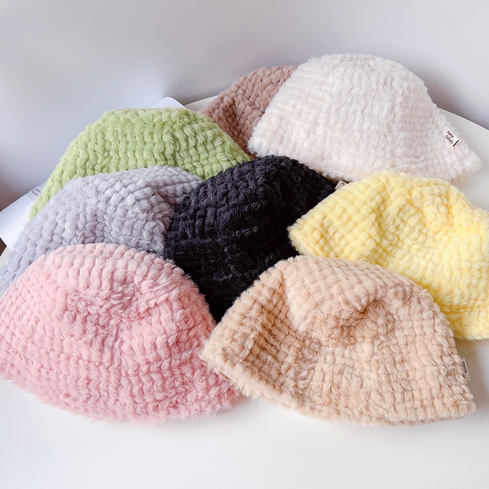 Mũ bucket phong cách Hàn Quốc thời trang thu đông cho bé gái 1-3 tuổi