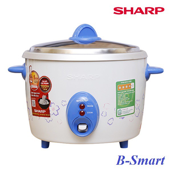 Nồi Cơm Điện Nắp Rời Sharp KSH-D06V 0.6 Lít