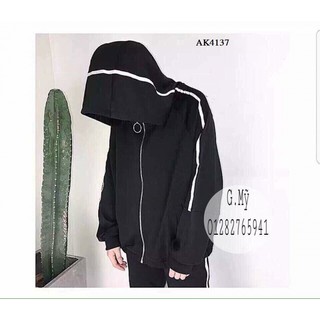 Áo khoác dù nữ 1 sọc
