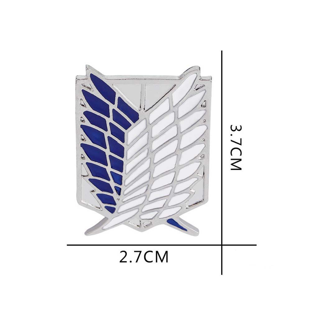 Huy Hiệu Cài Áo Hình Nhân Vật Trong Attack On Titan 2life