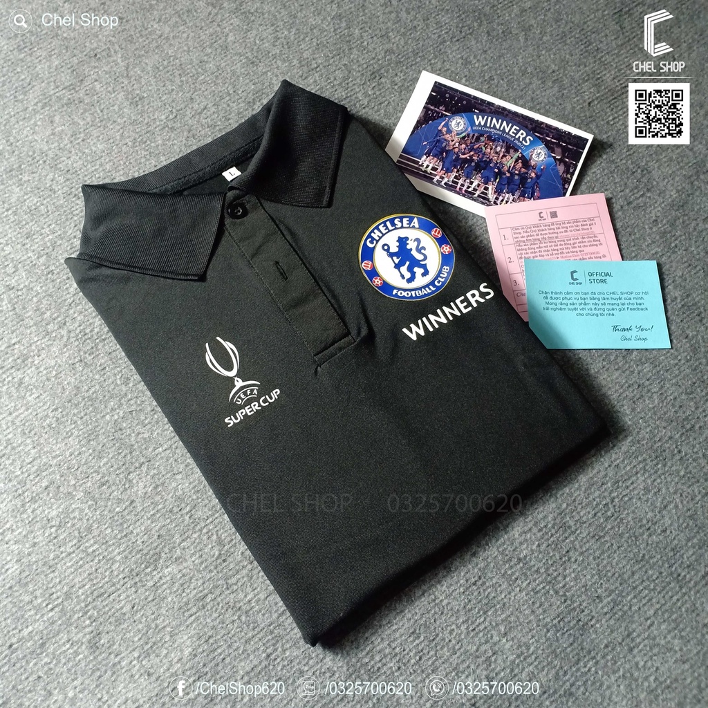 Áo polo cao cấp Chelsea Winnner Super Cup [ẢNH THẬT]