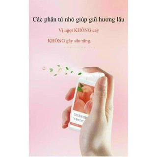 XỊT THƠM MIỆNG HƯƠNG ĐÀO/BẠC HÀ