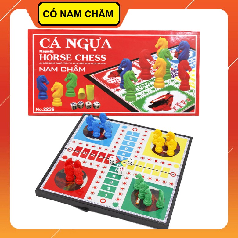 Cờ Cá Ngựa Nam Châm Loại Đẹp- Đủ Kích Thước - Đồ Chơi Giải Trí