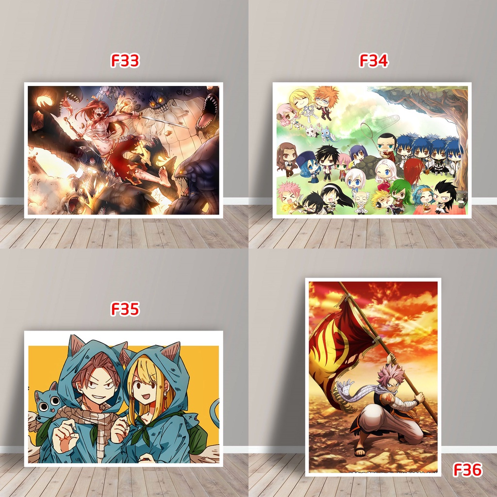 Tấm Postcard Cao Cấp Anime Fairy Tail