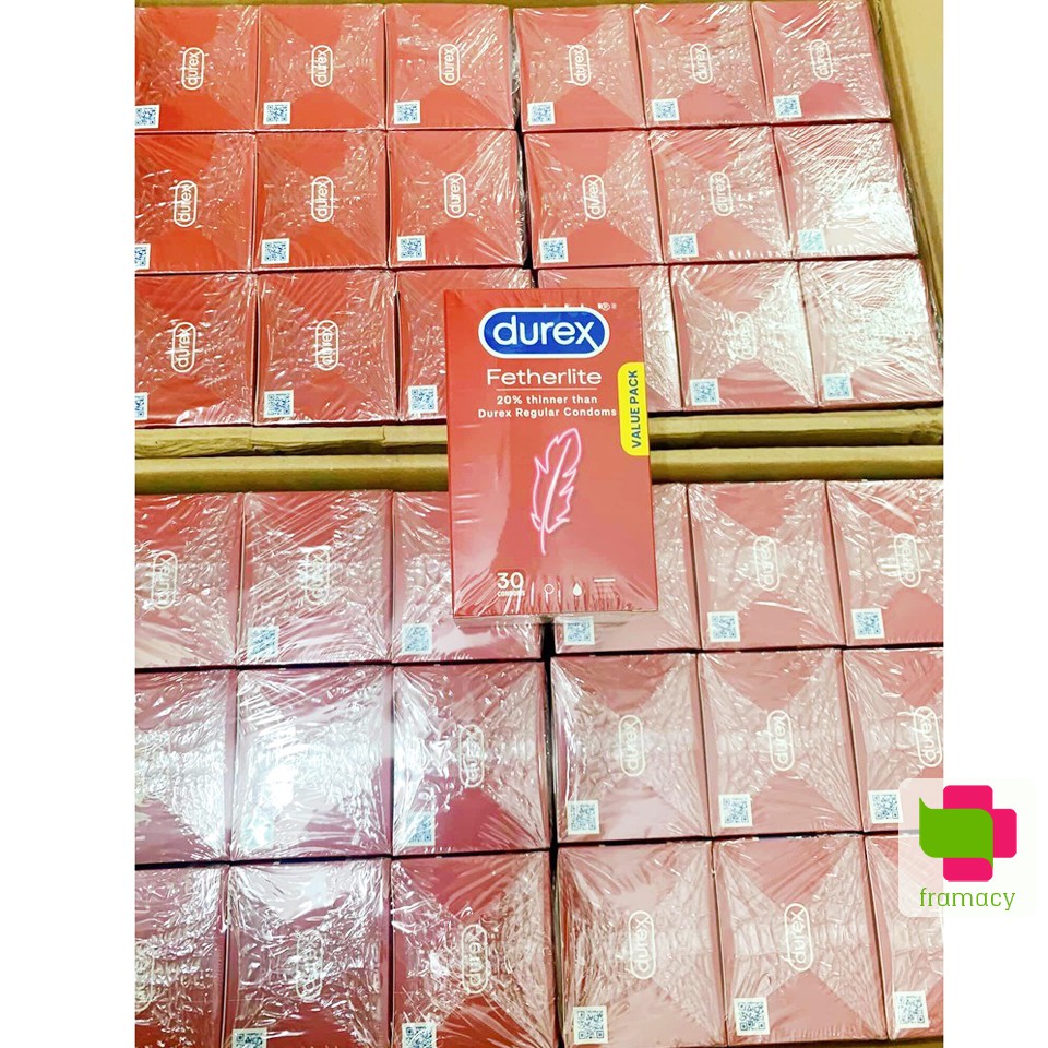 Bao Cao Su Durex Fetherlite, Úc (30c) giúp quan hệ an toàn, tăng khoái cảm cho nam giới