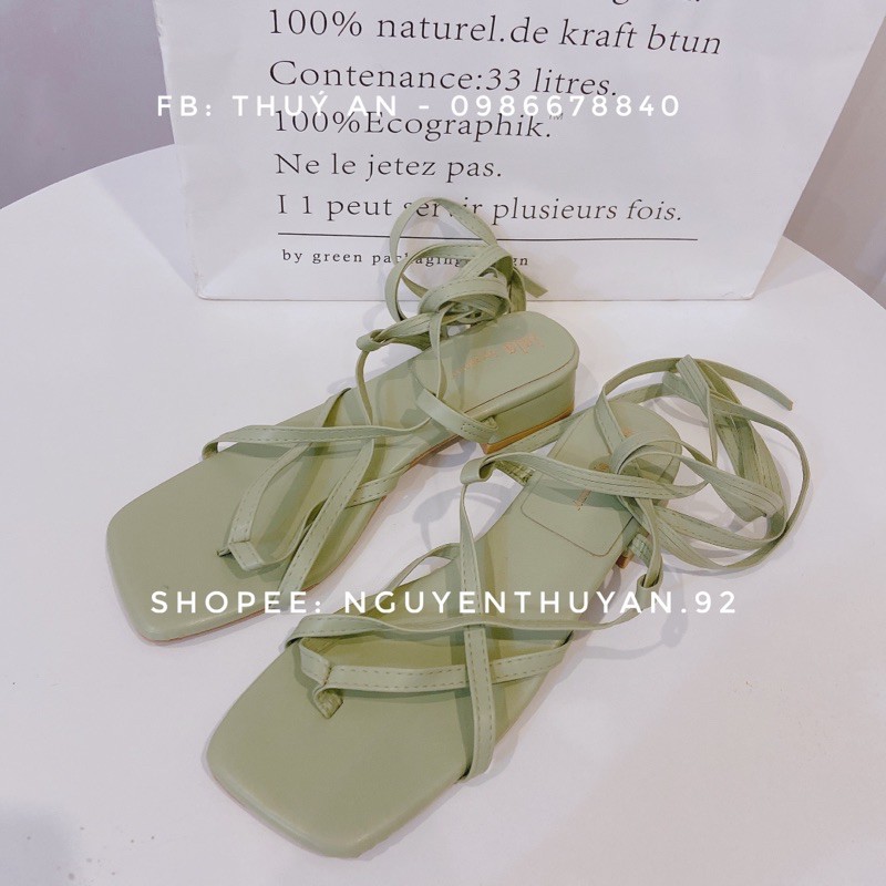 Sandal chiến binh 4 màu gót 4,5cm [VIDEO+ẢNH THẬT SHOP CHỤP]