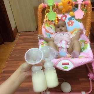 Máy hút sữa điện đôi realbubee
