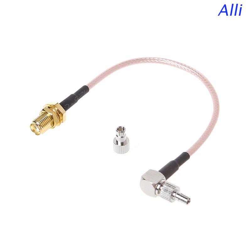 Dây cáp đồng trục RG316 chuyển đổi cổng SMA cái sang CRC9/TS9 15cm