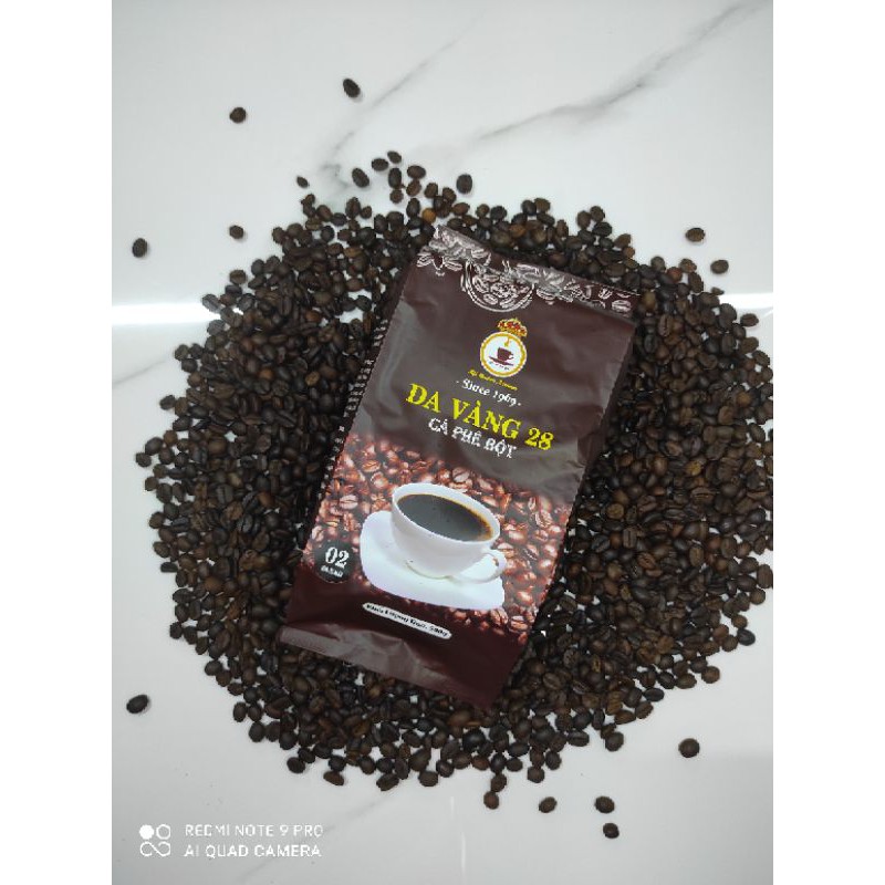 Cà phê số 2 (túi 500g) rang thủ công bằng củi DA VÀNG 28