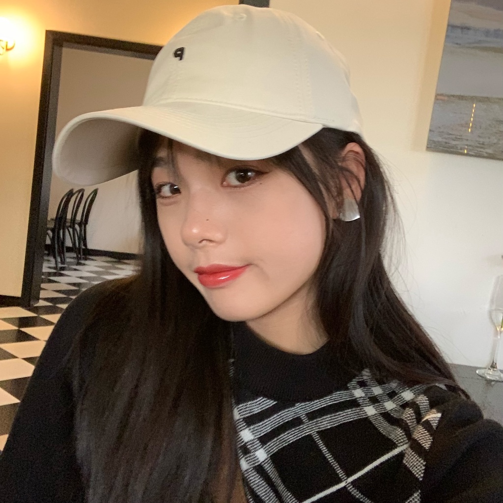 Grandma Chen / Mũ Bóng Chày Tròn Khoét Sâu Phiên Bản Hàn Quốc Dễ Phối Đồ Hợp Xu Hướng Cho Nữ