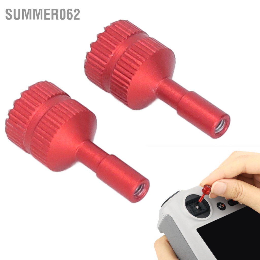 Summer062 2PCS RC Joystick Hợp kim nhôm có thể tháo rời Điều khiển từ xa Ngón tay cái Rocker cho Mini3 Pro