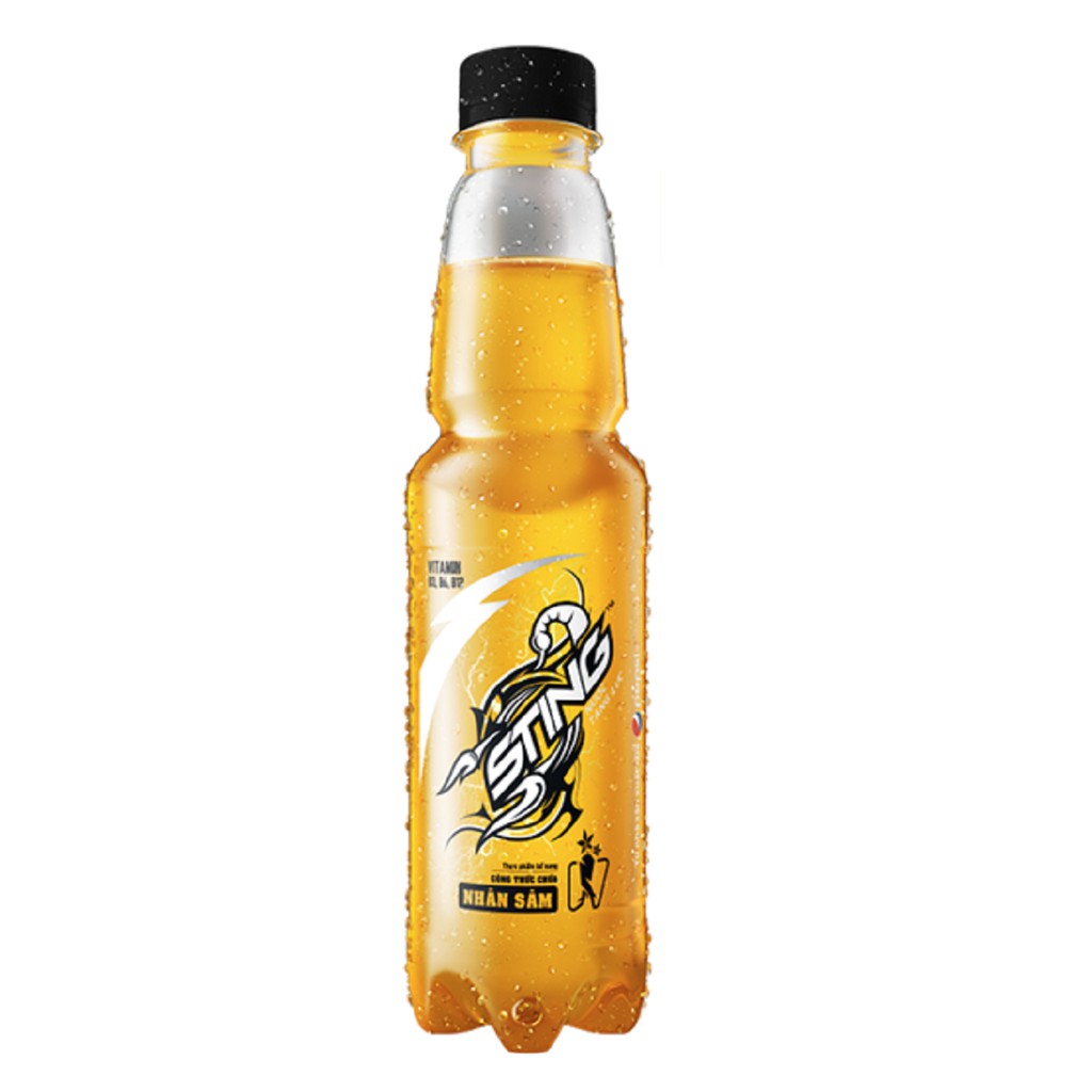 Thùng 24 Chai Nước Tăng Lực Sting Vàng (330ml/Chai)