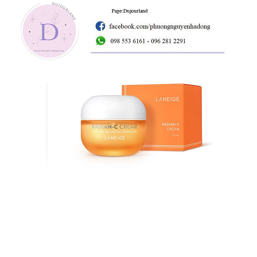 Kem dưỡng trắng Laneige Radian-C Cream