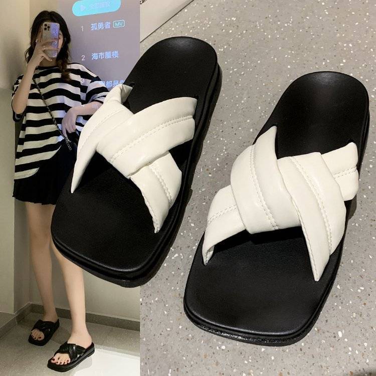 Dép Quai Chéo Đế Dày Thời Trang Mùa Hè