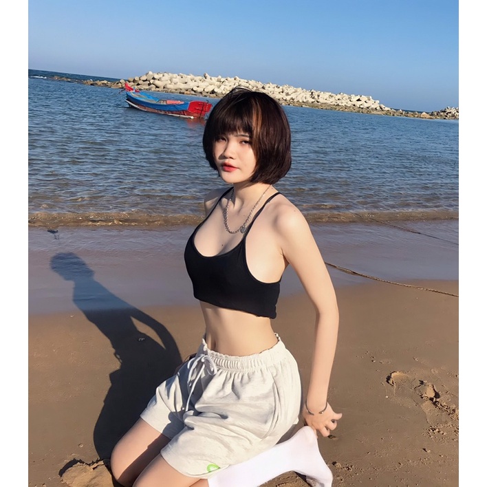 Quần short thun Logo Oval Neon Unisex | BigBuy360 - bigbuy360.vn