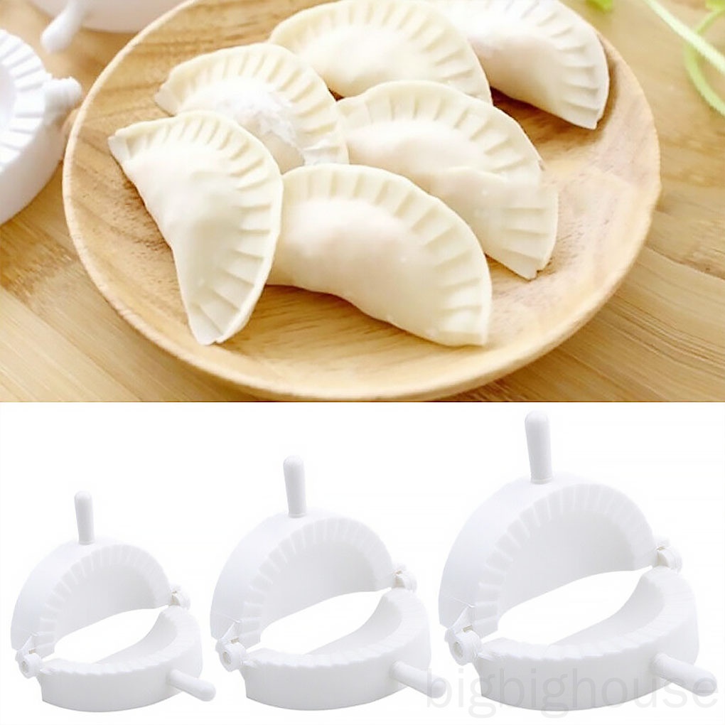 Bộ 3 khuôn nhựa hỗ trợ làm bánh bao/há cảo đa năng tiện dụng