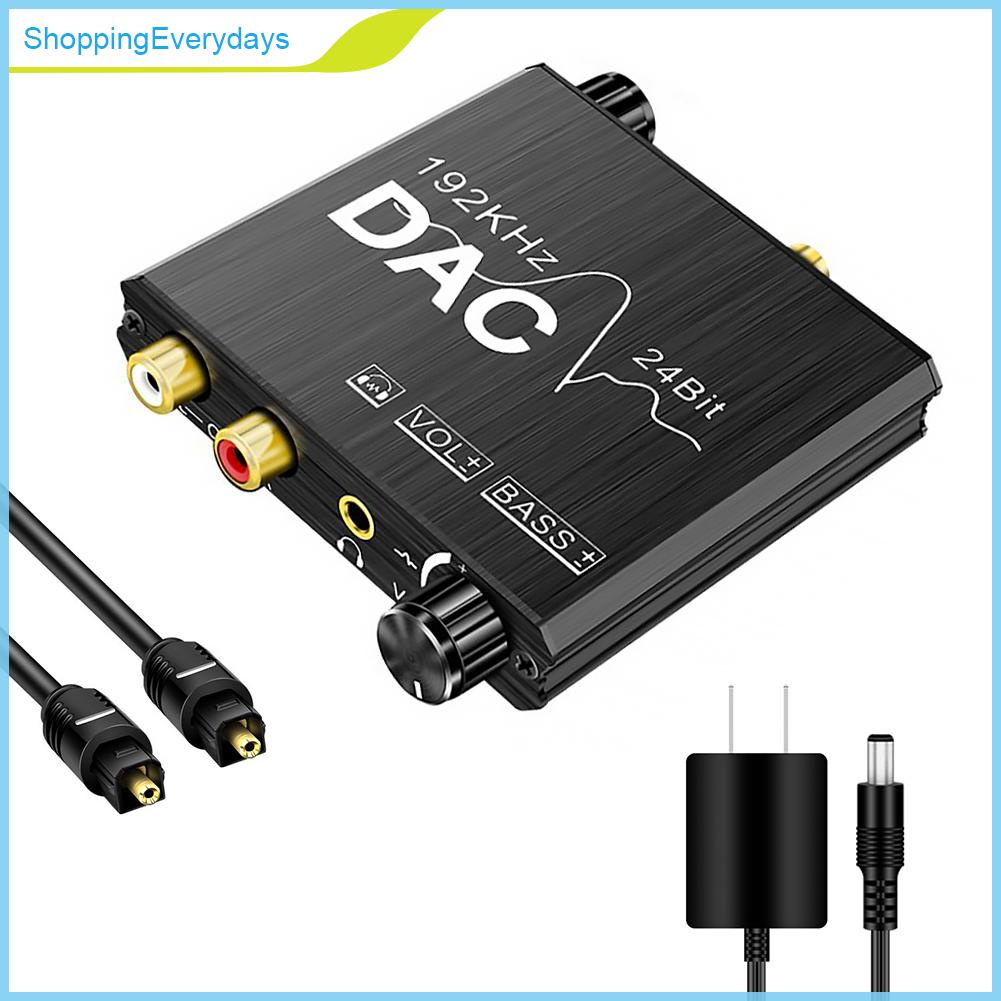 Bộ Chuyển Đổi Âm Thanh Kỹ Thuật Số Sang Analog Sợi Quang Toslink Rca