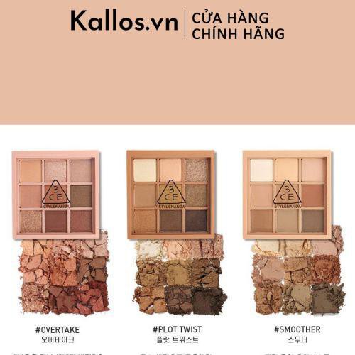 Bảng Phấn Mắt 9 Ô 3CE Multi Eye Color Palette - Kallos Vietnam