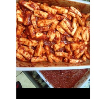 kim chi củ cải chuẩn vị hàn ăn giòn tan
