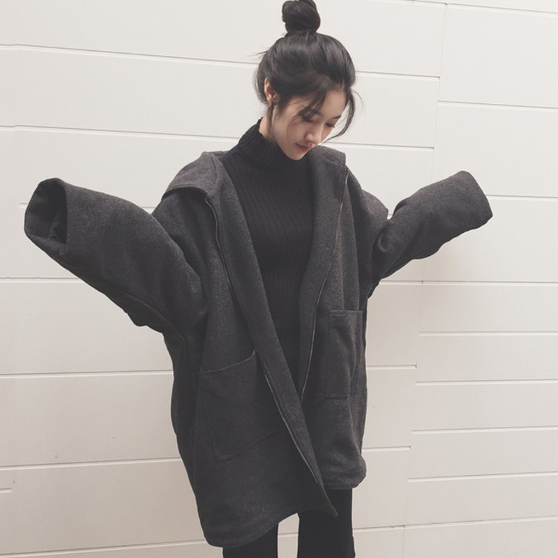 Áo khoác dạ Oversize form rộng CÓ SIZE 2019 - Áo ulzzang