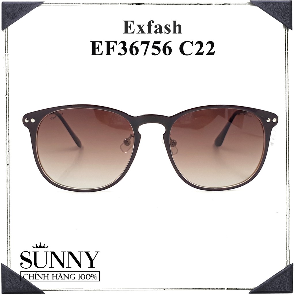 EF36756 - kính mắt Exfash chính hãng Korea, kèm tem thẻ chống hàng giả do bộ công an cấp