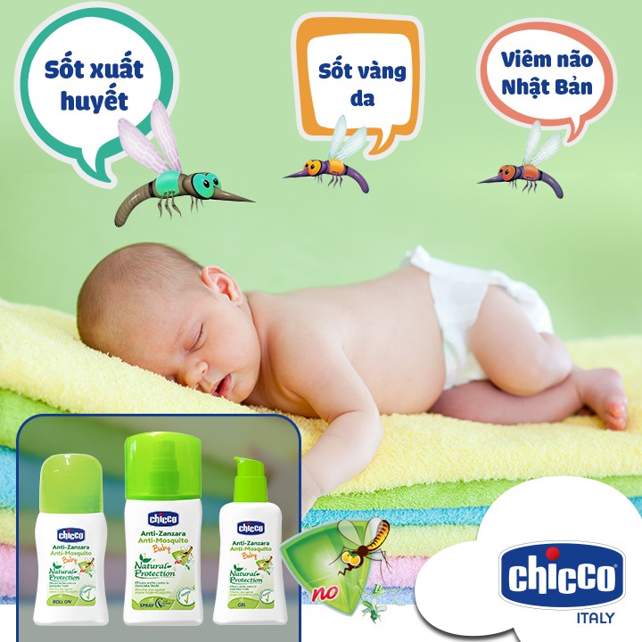 [CHÍNH HÃNG] Xịt Chống Muỗi Chicco Extra 100ml | Tránh Côn Trùng Cắn Bé