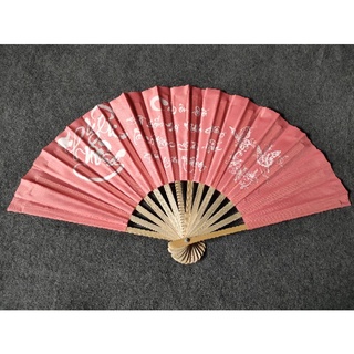 QUẠT VẢI CHỮ THƯ PHÁP (60cm)