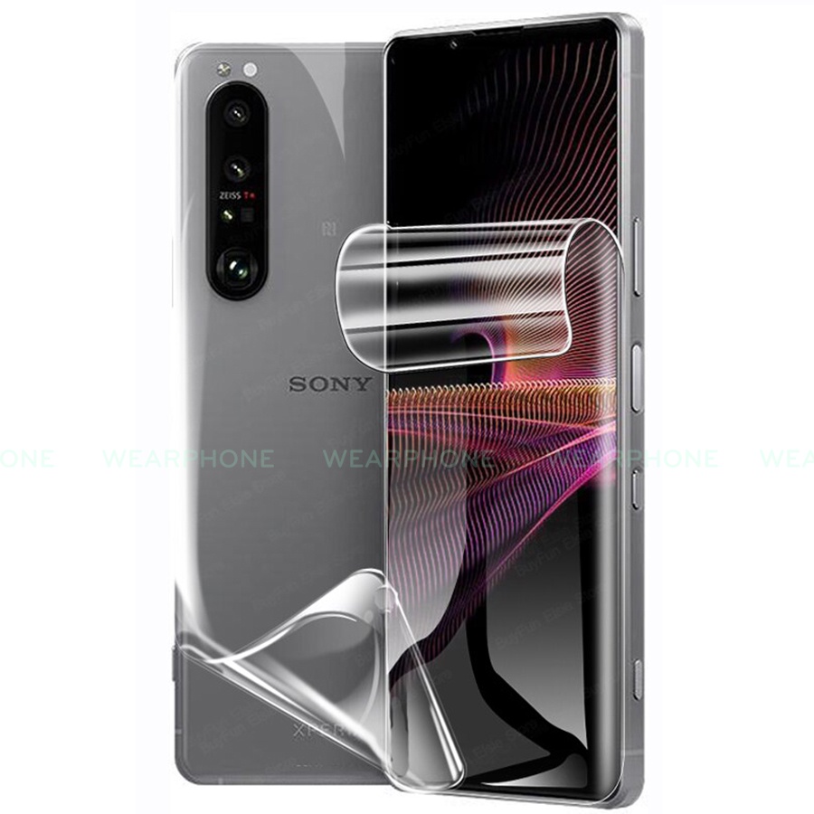 Dán Bảo Vệ Màn Hình Mặt Lưng Sony XZ1 XZ2 XZ3 XZs Premium Xperia 1 5 10 PPF Trong Suốt CL Dẻo Chống Xước Vân Va Đập