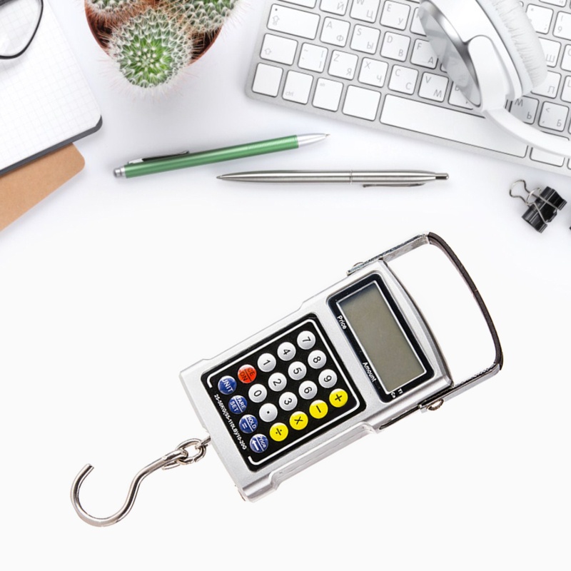 Cân Hành Lý Cầm Tay Siêu Nâng Cấp Kèm Đồng Hồ Và Thước Dây