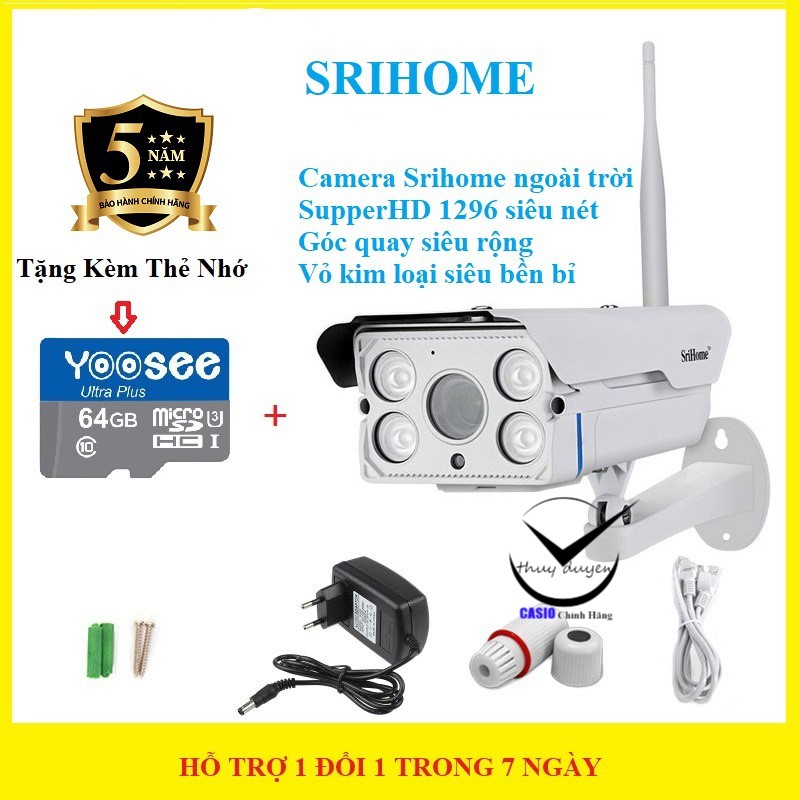 Camera Wifi Srihome SH027