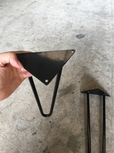 Chân bàn hairpin cao 30cm (loại 2 thanh sắt),sơn tĩnh điện tặng kèm ốc vít | BigBuy360 - bigbuy360.vn