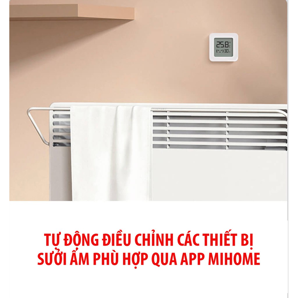 Nhiệt Ẩm kế điện tử Xiaomi,máy đo nhiệt độ độ ẩm điện tử gia đình Xiaomi Mijia [CHÍNH HÃNG]