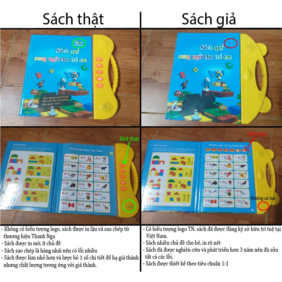 Sách điện tử song ngữ cho bé, sách quý song ngữ cho trẻ em và Set 3 vở luyện viết chữ đẹp cho trẻ trước khi vào lớp 1