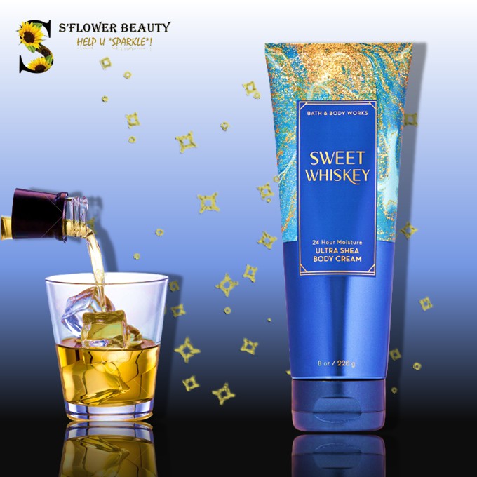 BST 2020 Autumn Glow |  Sweet Whiskey | Bộ Sản Phẩm Gel Tắm - Dưỡng Thể - Xịt Thơm Toàn Thân Bath &amp; Body Works