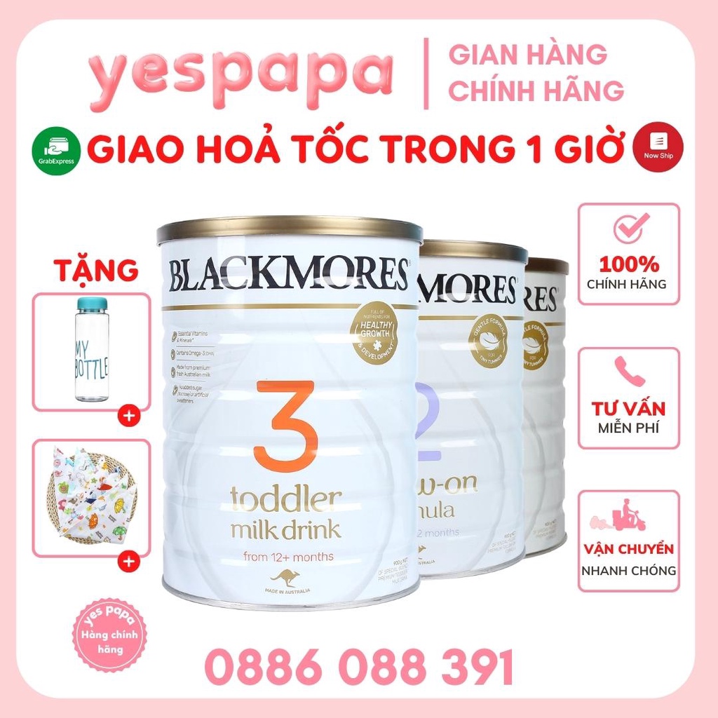 Sữa BLACKMORE 900gr số 1,2,3 hàng của Úc, Date mới - sữa Blackmores mẫu mới nhất