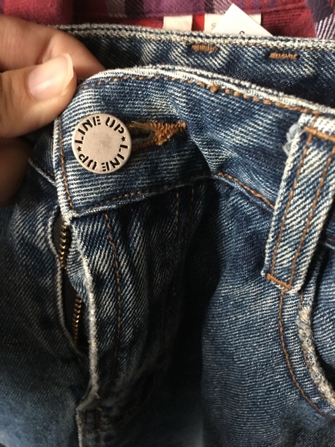 Váy jean dài size L T03