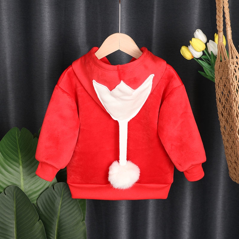 Áo khoác dày có mũ trùm đầu giữ ấm thời trang thu đông phong cách Hàn Quốc dành cho trẻ 2021