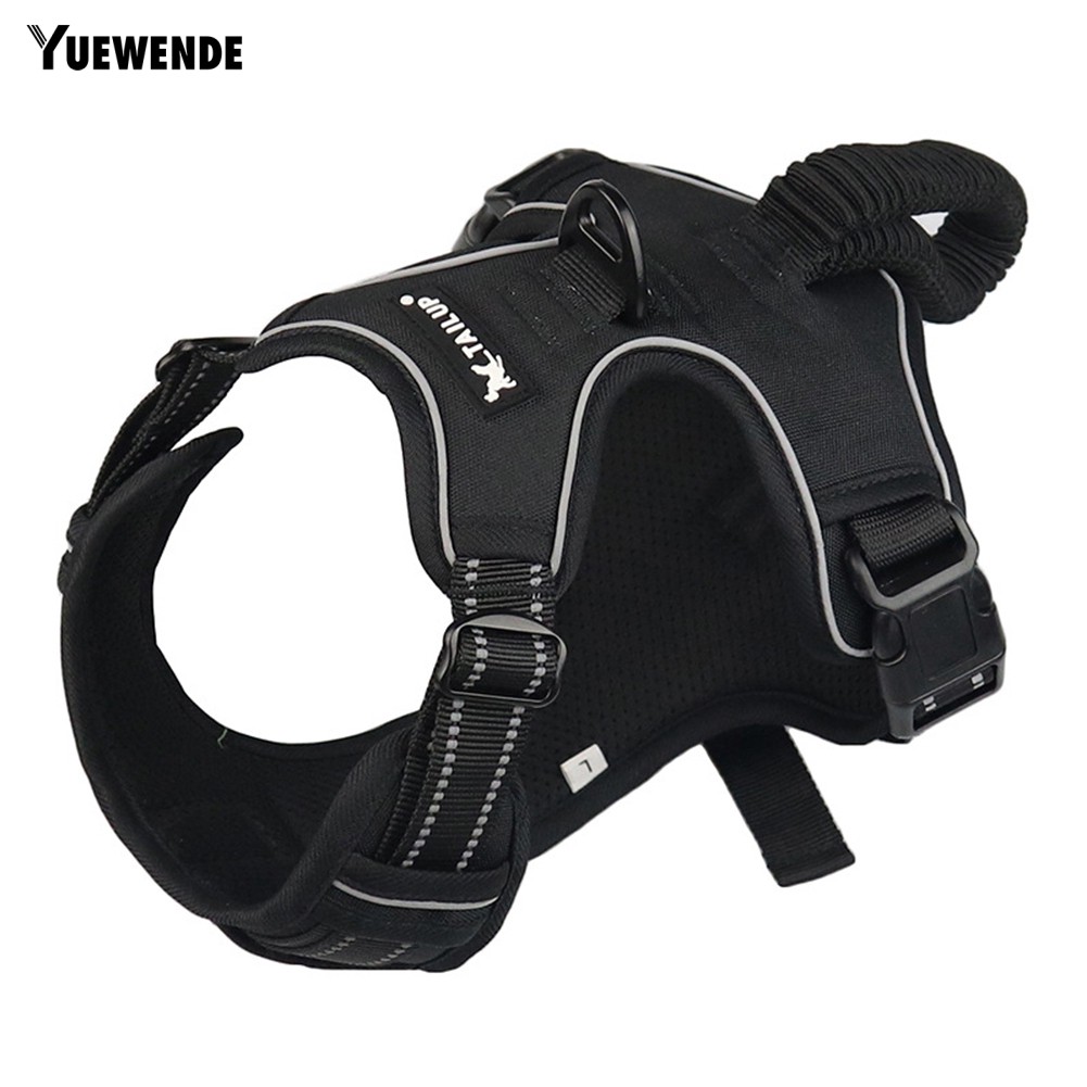 Áo dắt chó đi dạo có thể điều chỉnh thoáng khí phối dây buộc phản quang