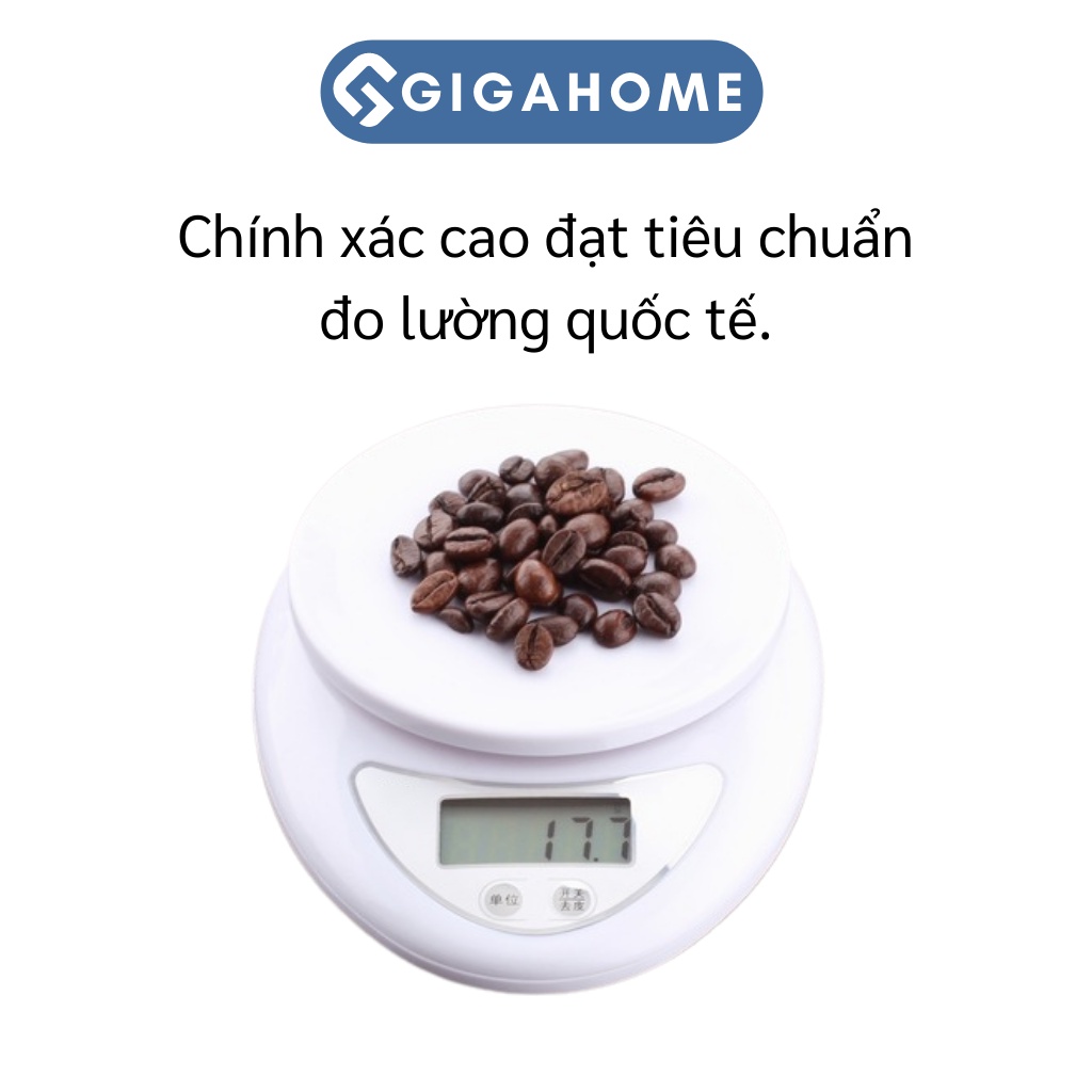 Cân Điện Tử Nhà Bếp Mini GIGAHOME Định Lượng 0.1g-5kg Chính Xác 3552