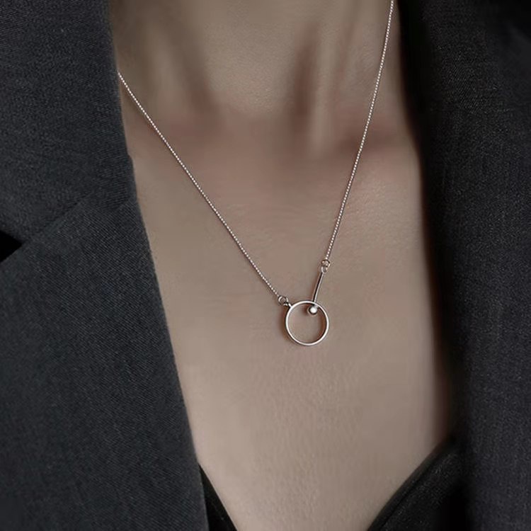 Vòng cổ titan cá tính DC14, (Full box) dây chuyền basic phong cách Hàn Quốc