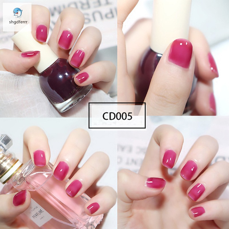 #Nail polish# 10 ML Sơn móng tay đẹp an toàn các màu đơn giản màu đen màu hồng dễ thương nhám bóng nhũ