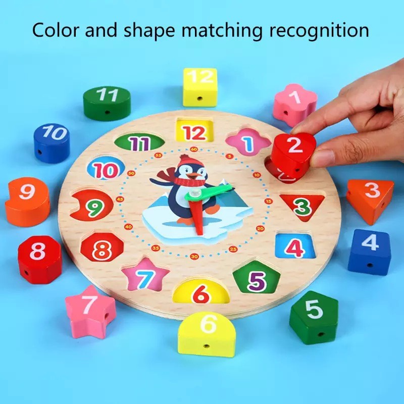 Đồ Chơi Gỗ Thông Minh Cho Bé, Combo 4 Món Đồ Chơi Gỗ Montessori Cho Bé Từ 1-2-3-4 Tuổi Phát Triển Trí Tuệ