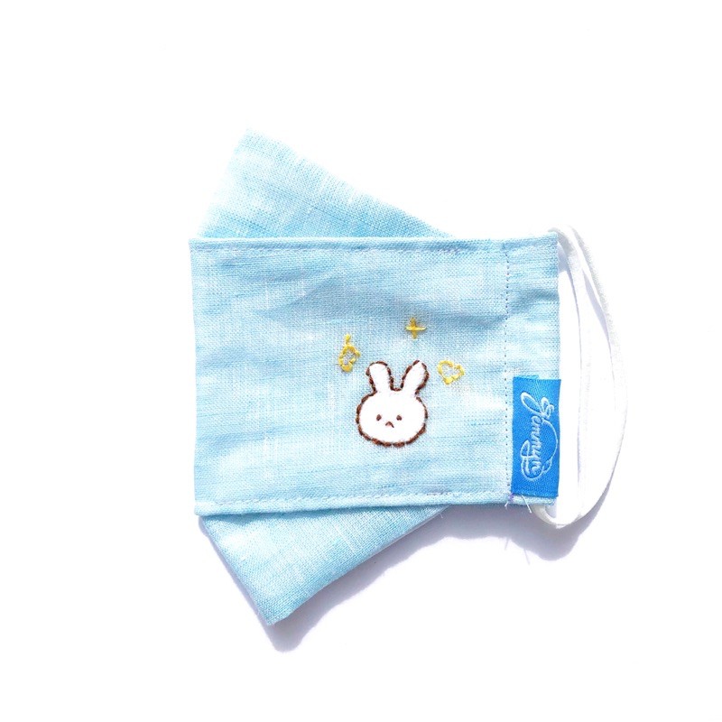 Khẩu trang Linen premium lót cotton mát mịn nhẹ với biểu tượng may mắn! | BigBuy360 - bigbuy360.vn