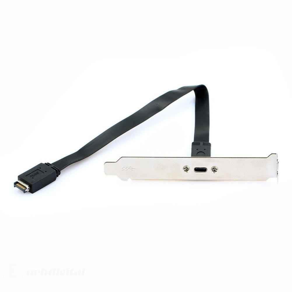 USB 3.1 Front Panel Header Type E M to Type C F Motherboard Expansion Cable