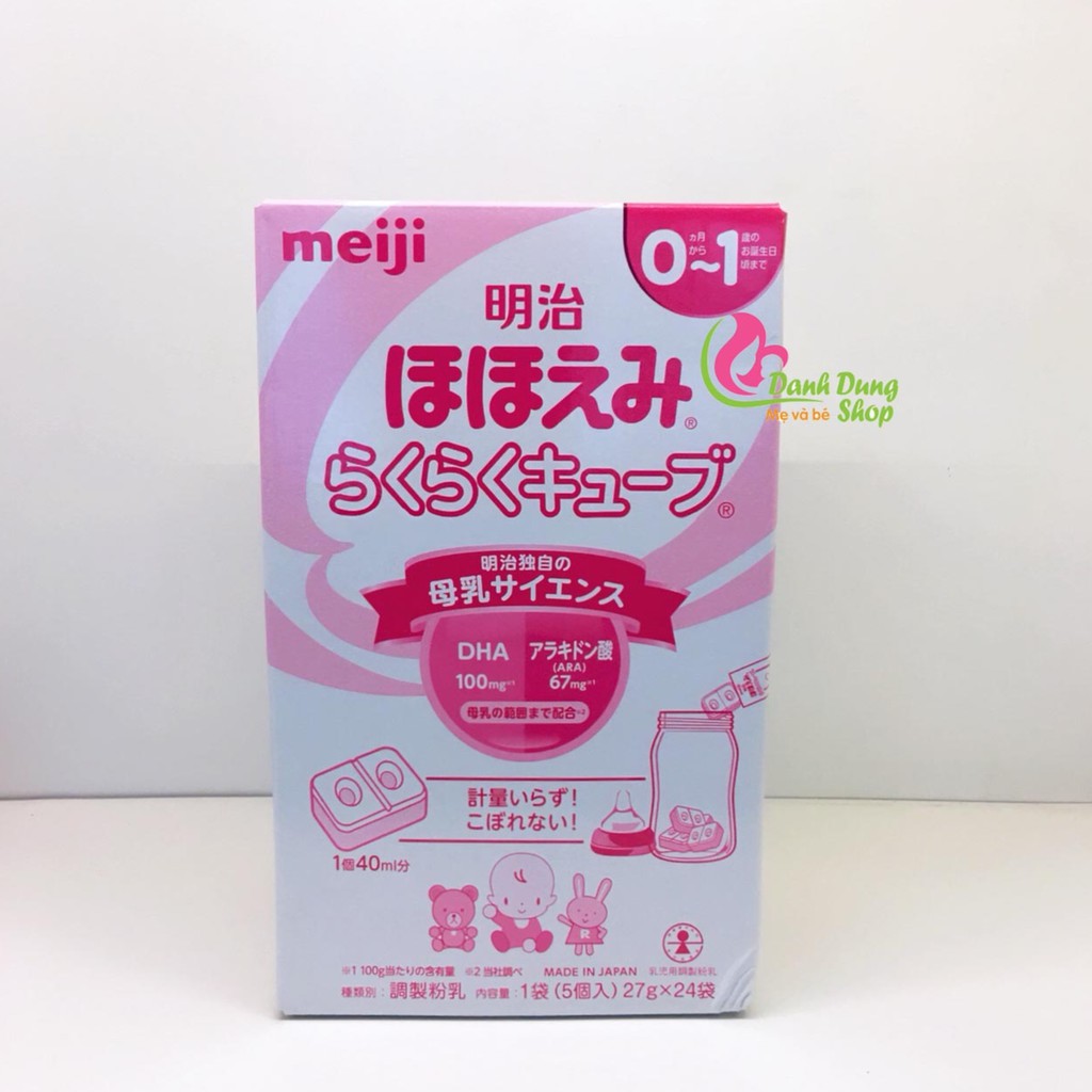 Sữa bột Meiji thanh số 0-1 hộp 24 thanh * 27g