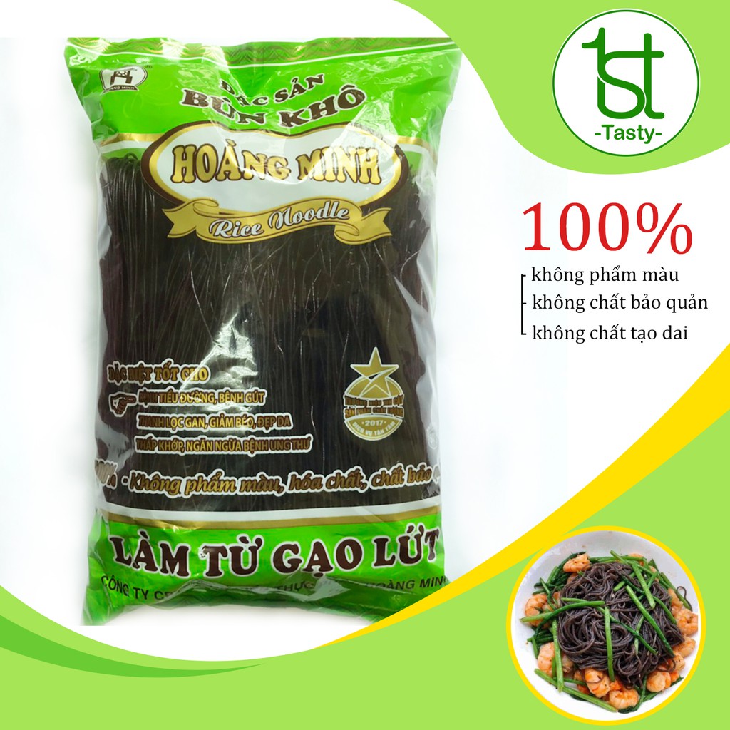  Bún gạo lứt đen  Hoàng Minh 500g, tốt cho tiêu hóa và giảm cân