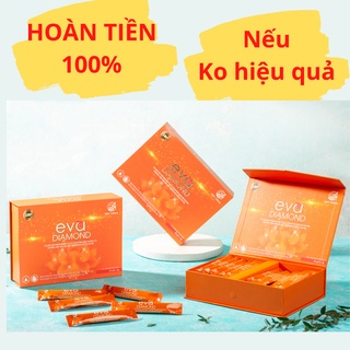 Eva diamond thải độc đẹp da, giảm khô hạn, cân bằng nội tiết tố, hộp 30 gói 3g