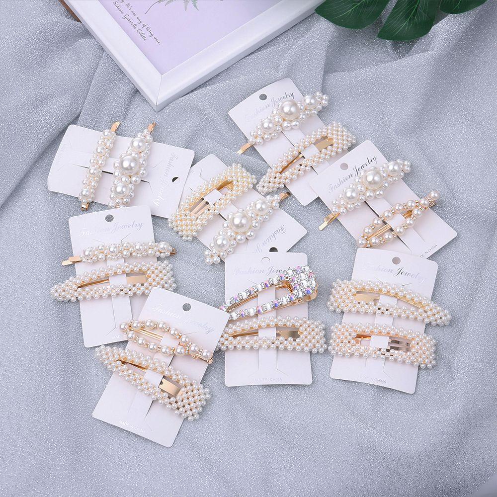 Kẹp Tóc Bằng Kim Loại Họa Tiết Hoa Mới