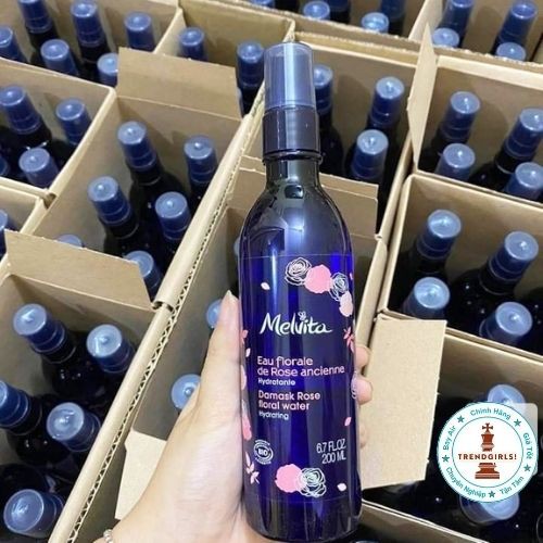 Nước hoa hồng/Toner Melvita Damask Rose Floral Water, Pháp (200ml)